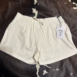 Active USA Women's White Athletic Shorts